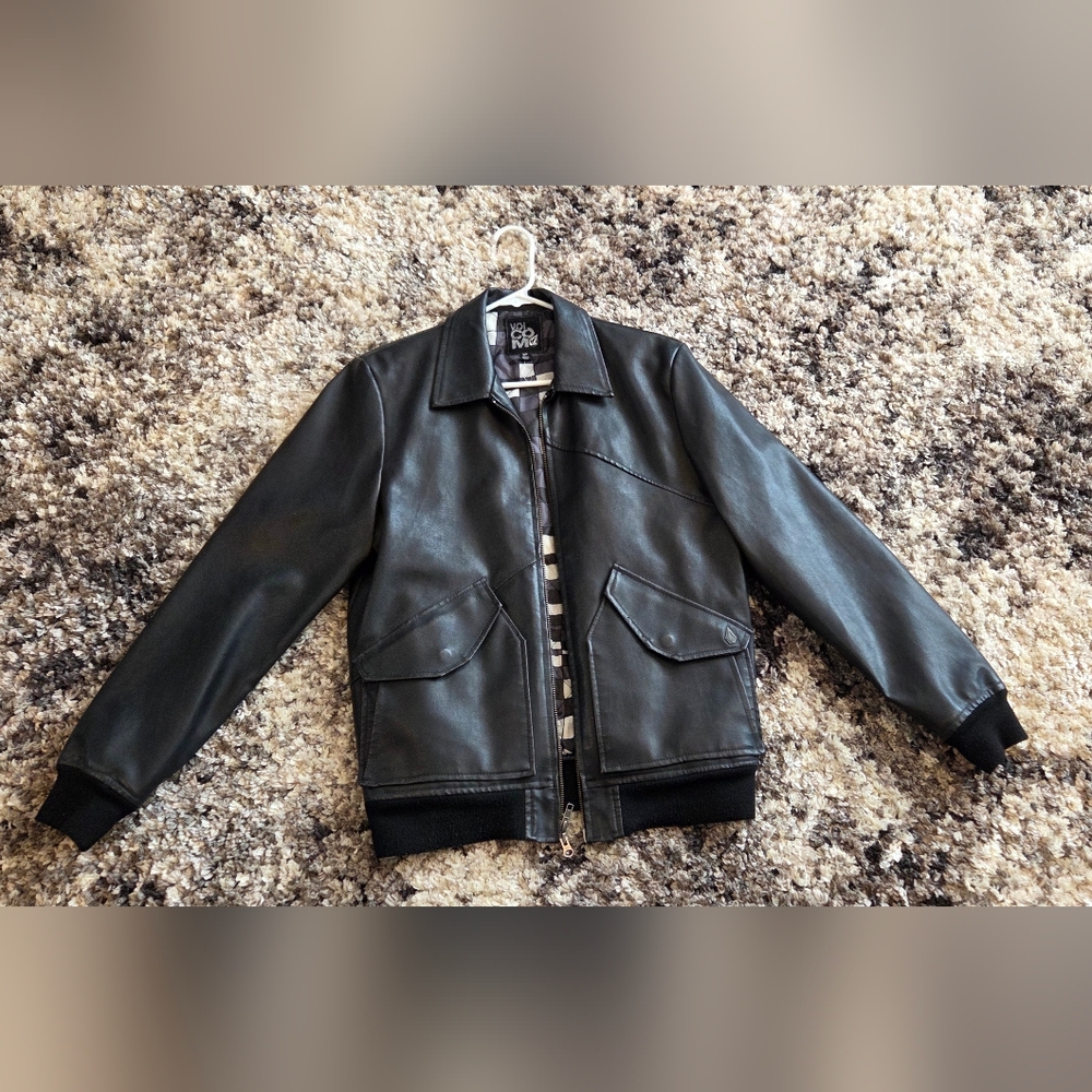 Volcom Black Bomber Jacket